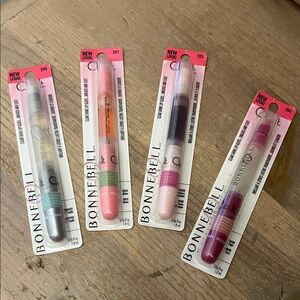 Four Bonne BellClear Shine Lip Gloss New Clic-It Y2K Vanilla Melon Strawberry